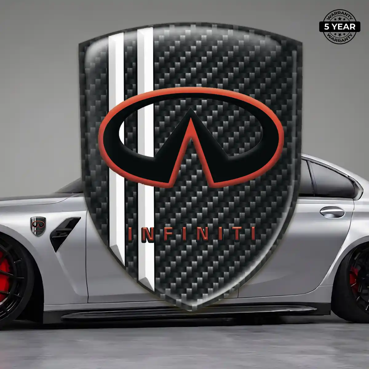 Infiniti Vehicle Logo Sticker Outer Style