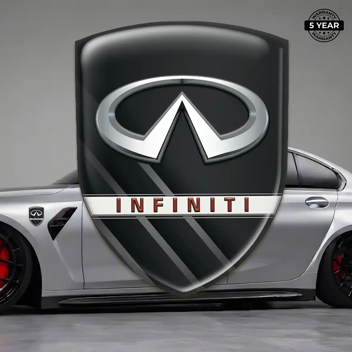 Infiniti Vehicle Logo Sticker Premium Dome
