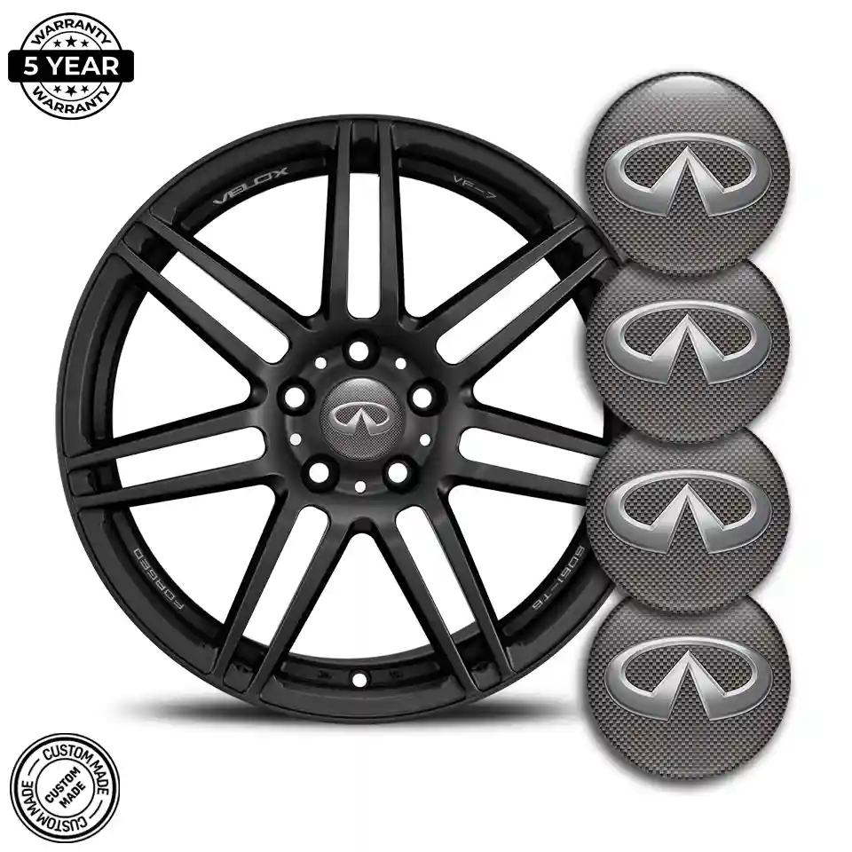 Infiniti Wheel Emblem Self-Adhesive Sleek Style