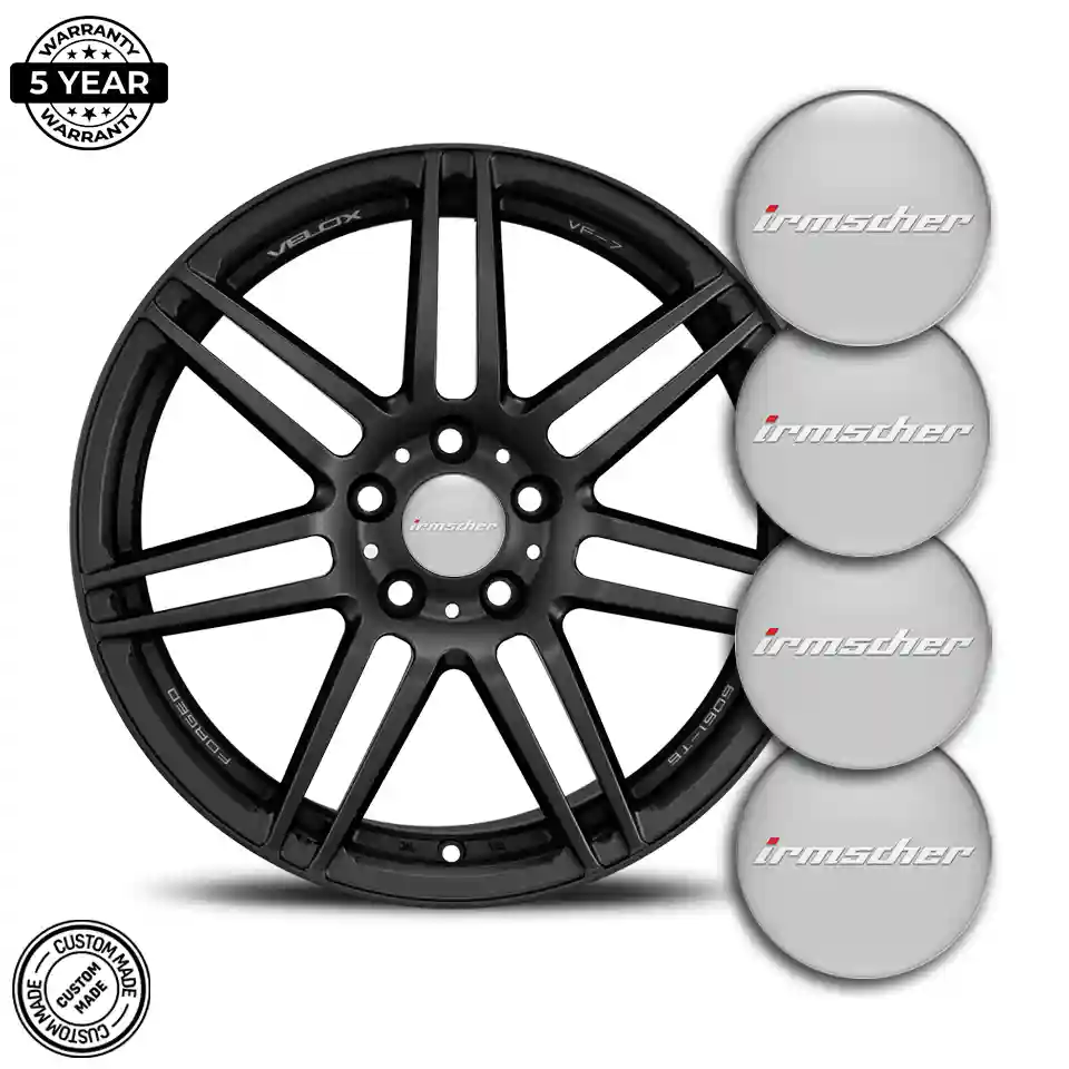 Irmsher Badge Emblems Center Cap Sleek Style