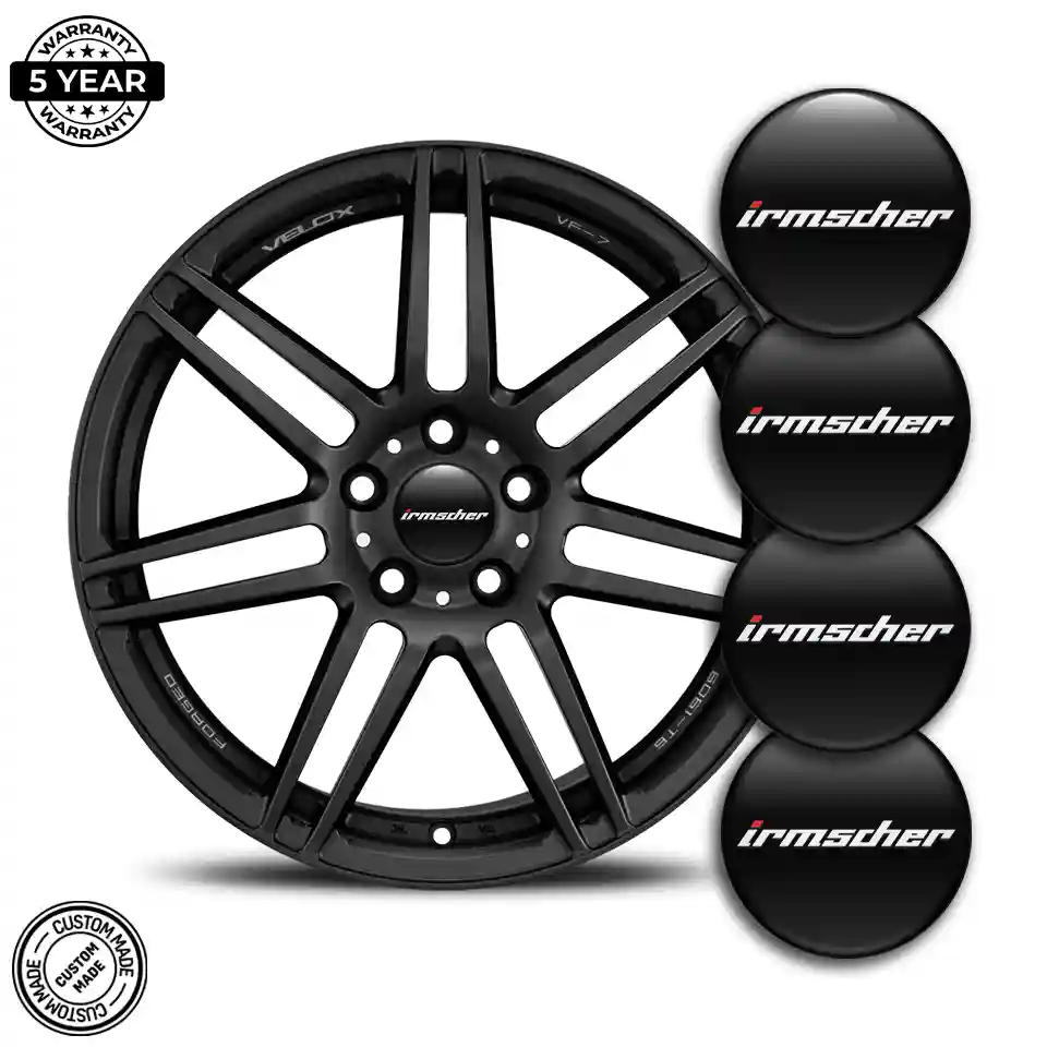 Irmsher Domed Sticker Self-Adhesive Sleek Style