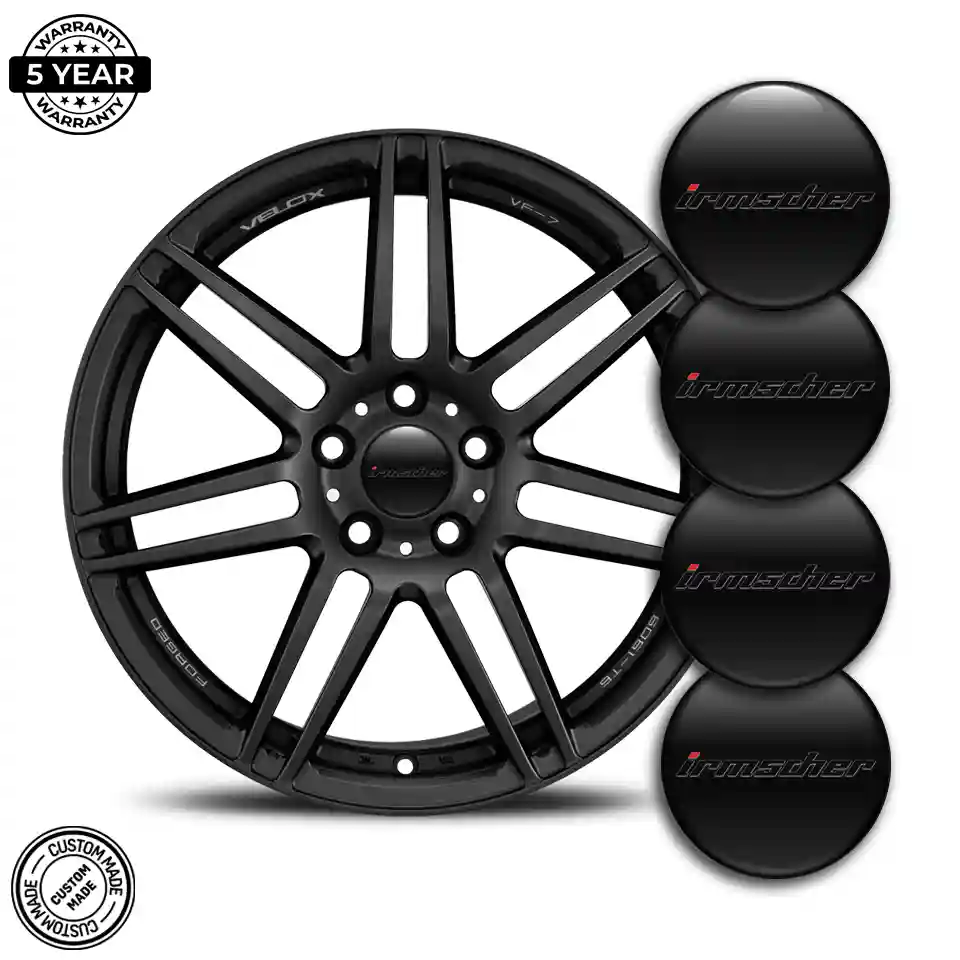 Irmsher Wheel Emblems Sleek Style