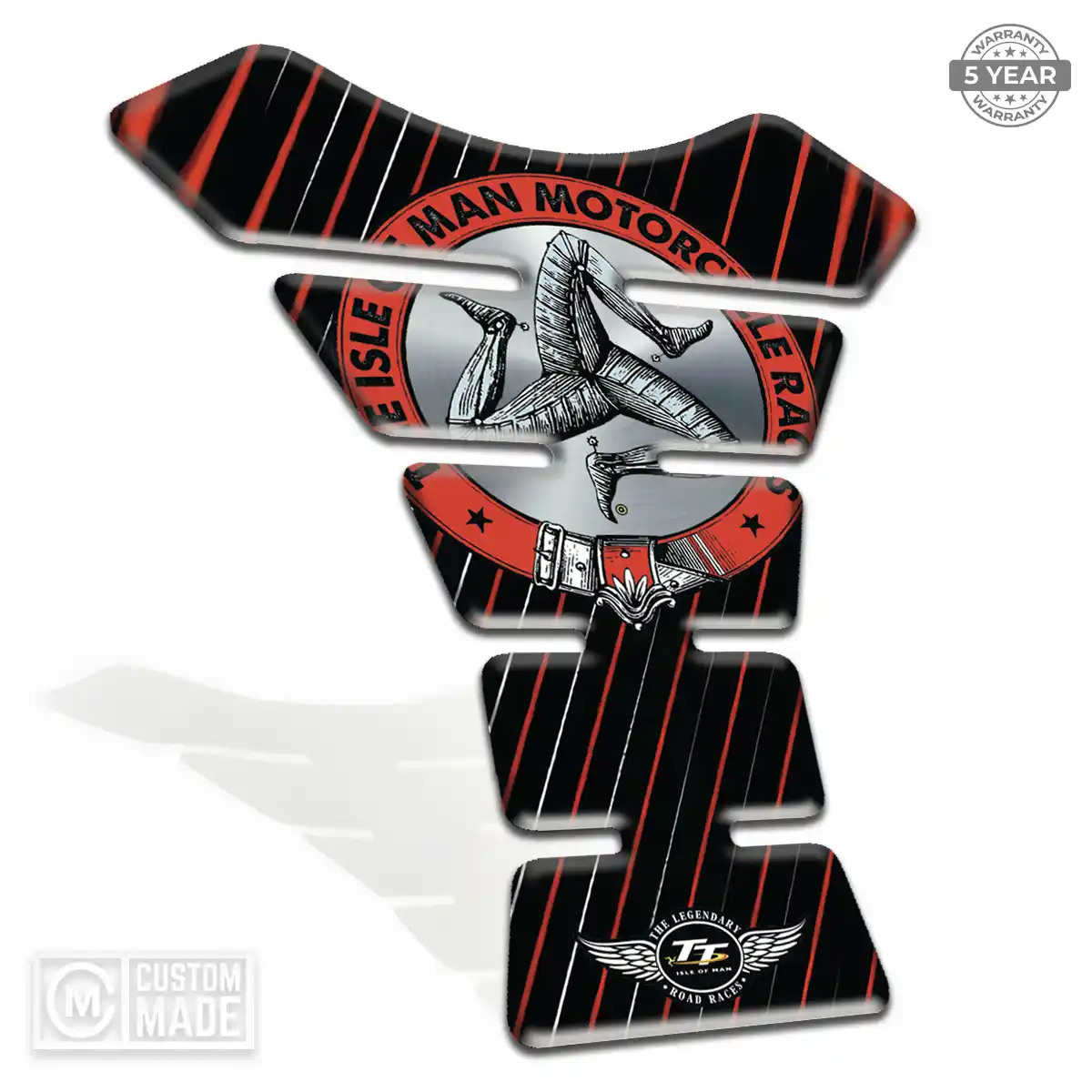 Isle of MAN 3D Gel Tank Pad Elite Finish