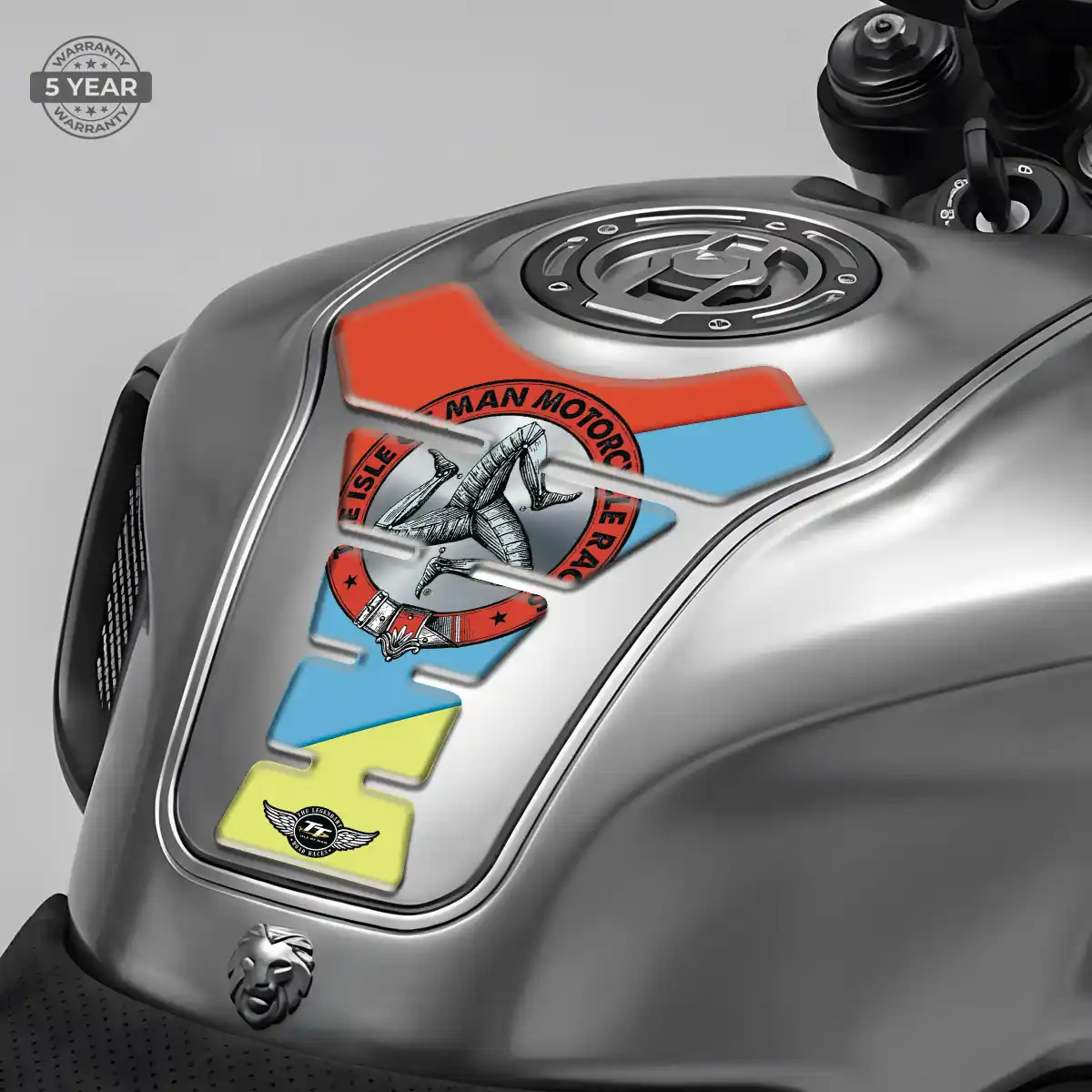 Isle of MAN 3D Gel Tank Pad Refined Design