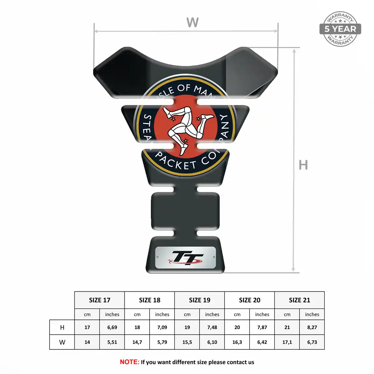 Isle of MAN 3D Tank Pad Refined Design