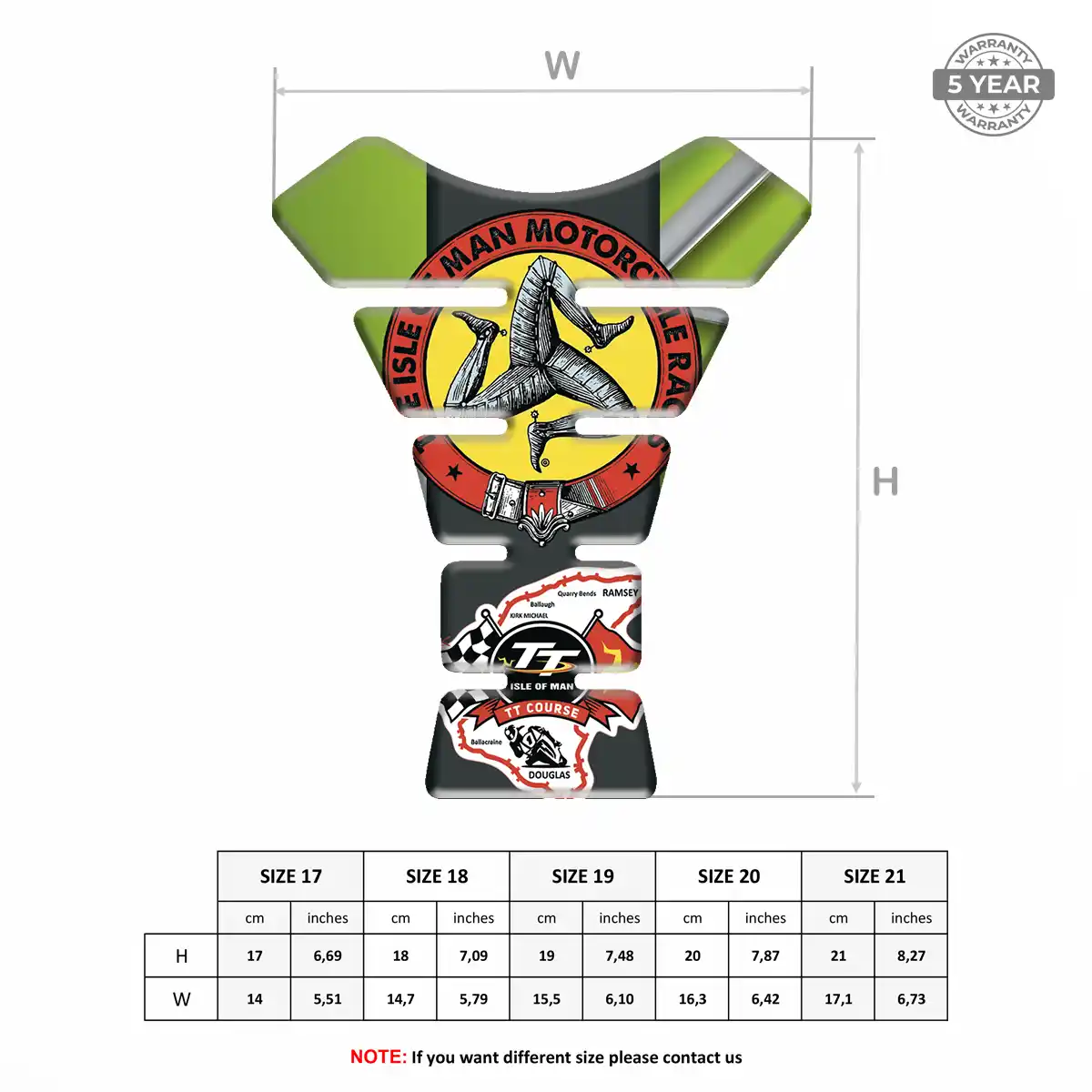 Isle of MAN 3D Tank Pad Superior Craft