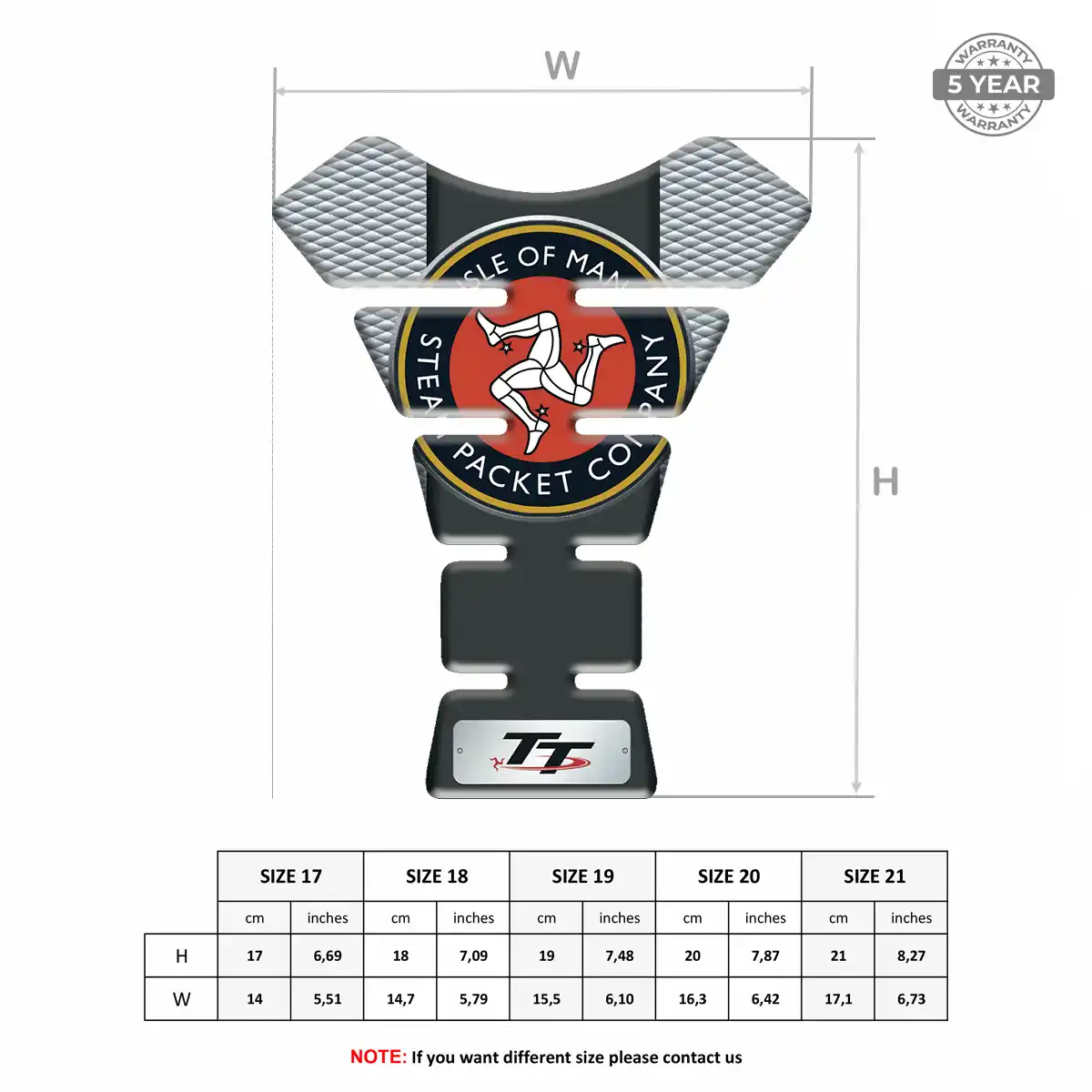Isle of MAN Bike Tank Protector Exclusive Series