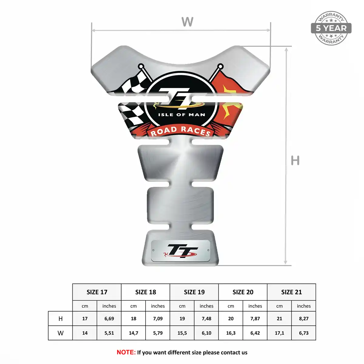 Isle of MAN Bike Tank Protector Signature Grade