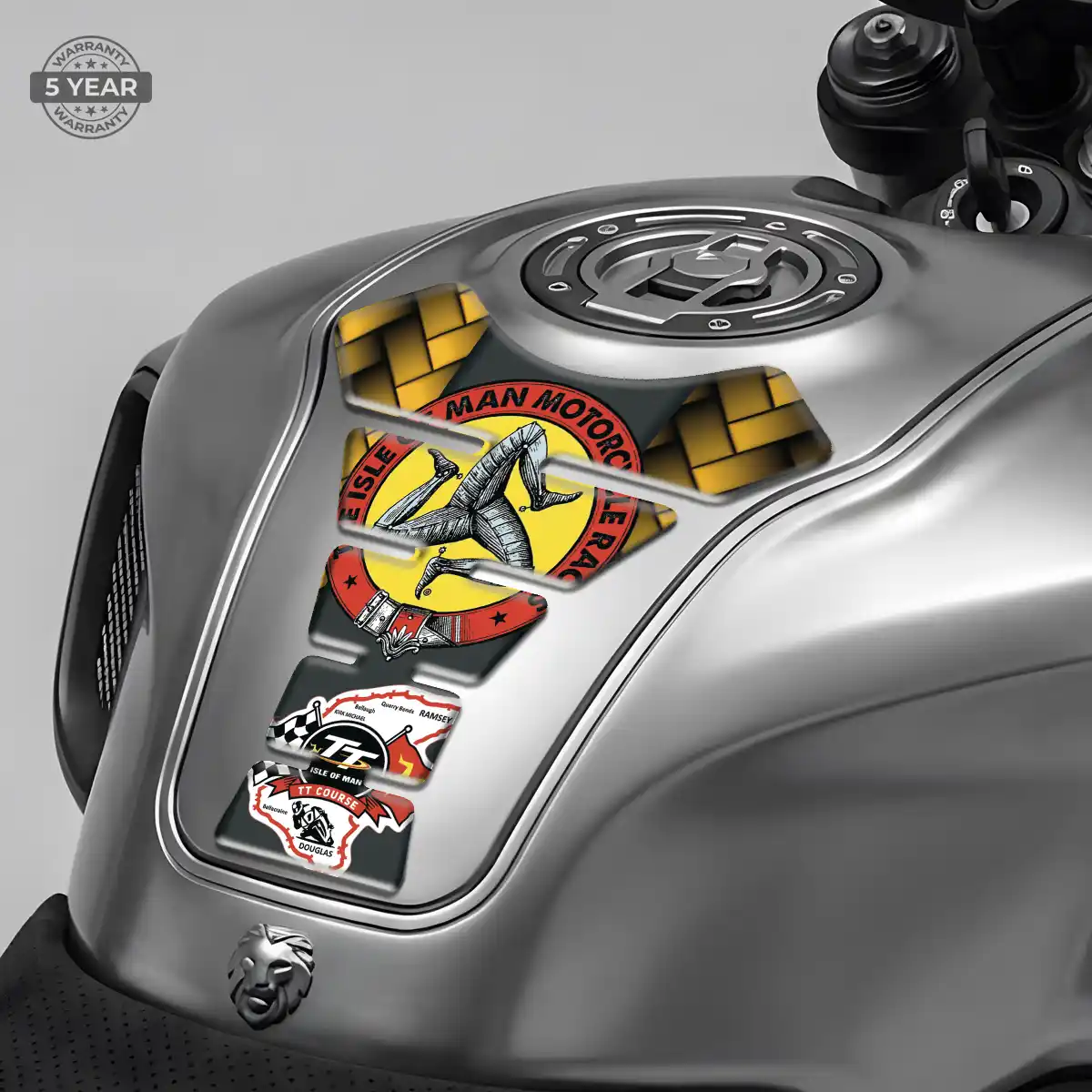 Isle of MAN Domed Tank Pad Elite Finish