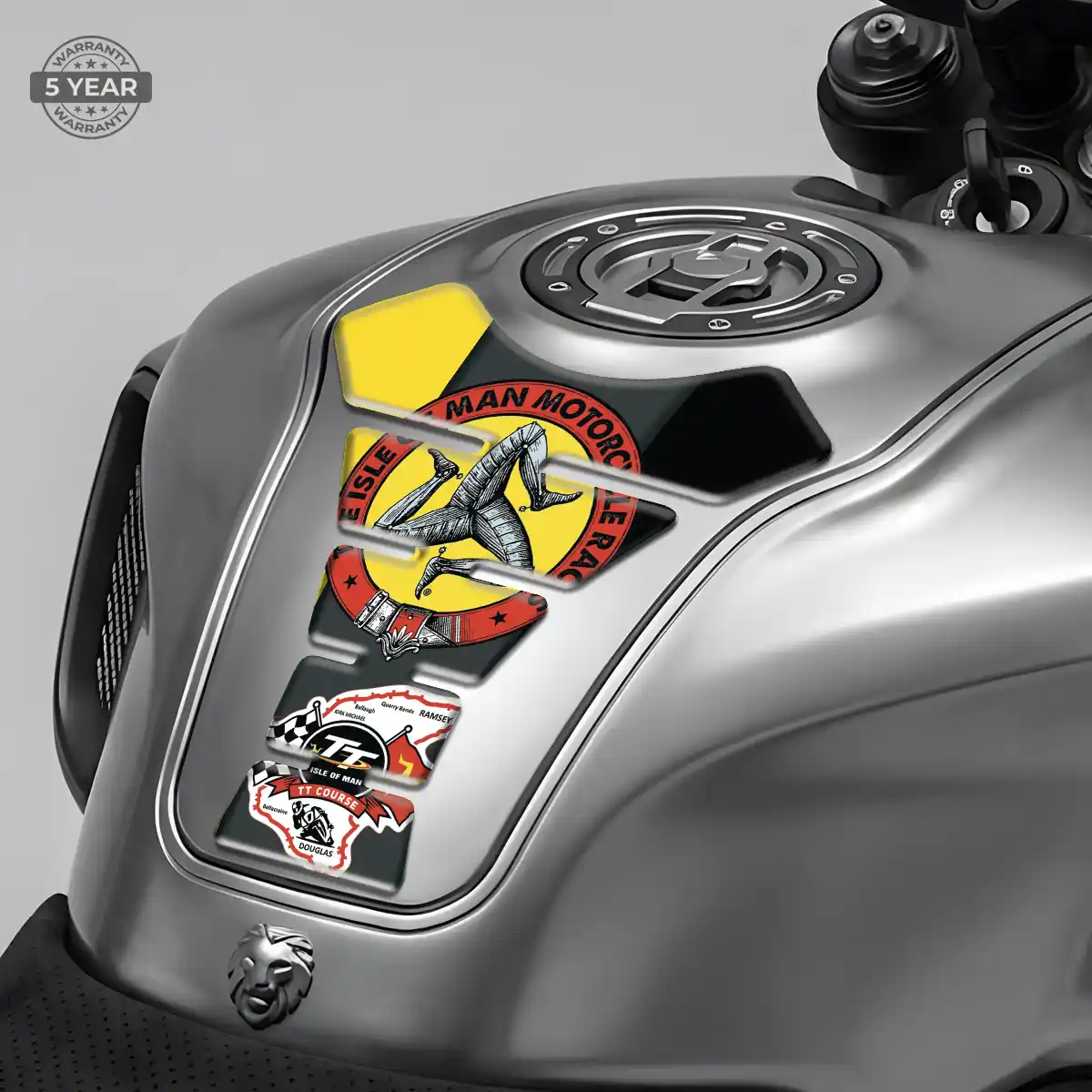 Isle of MAN Domed Tank Pad Refined Design