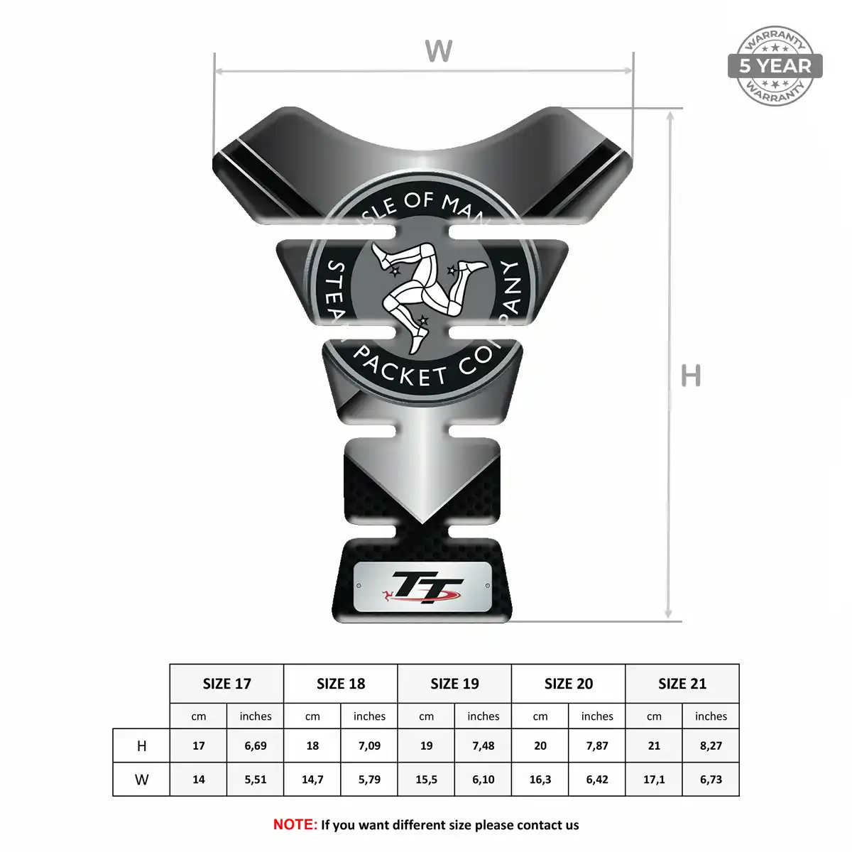 Isle of MAN Domed Tank Protector Exclusive Series