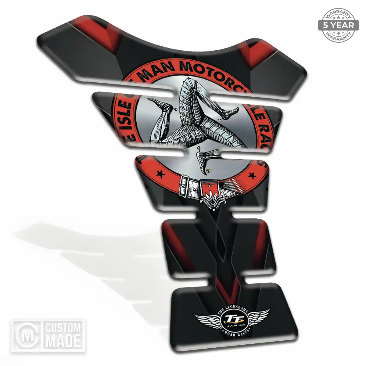 Isle of MAN Domed Tank Sticker Exclusive Series