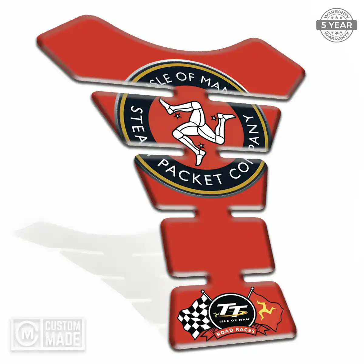 Isle of MAN Domed Tank Sticker Superior Craft