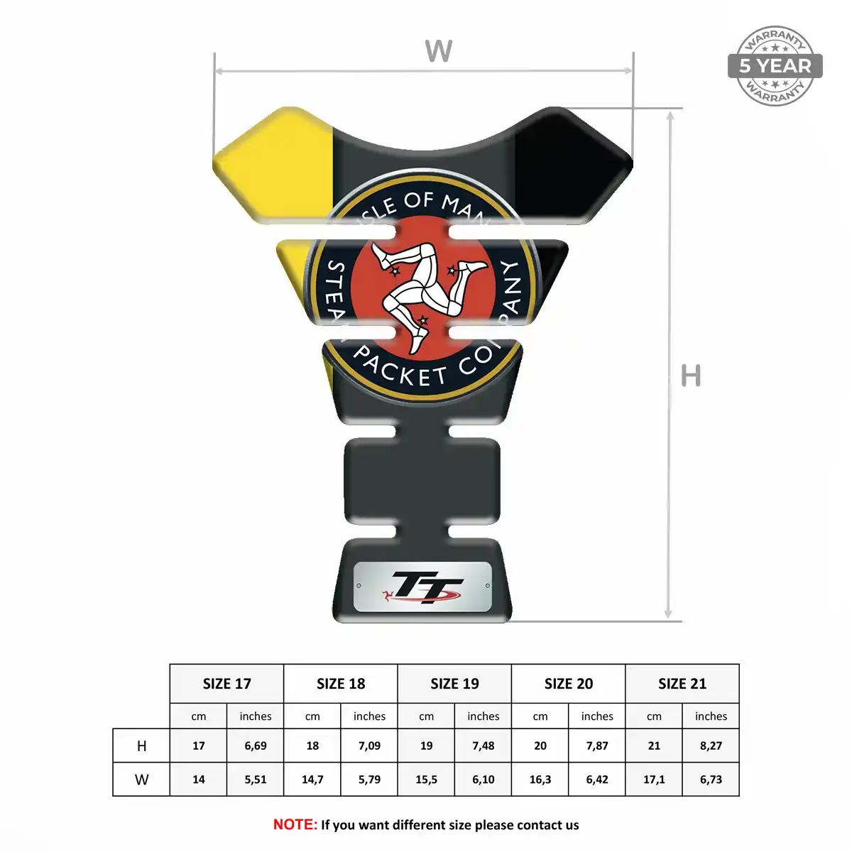 Isle of MAN Fuel Tank Pad Exclusive Series