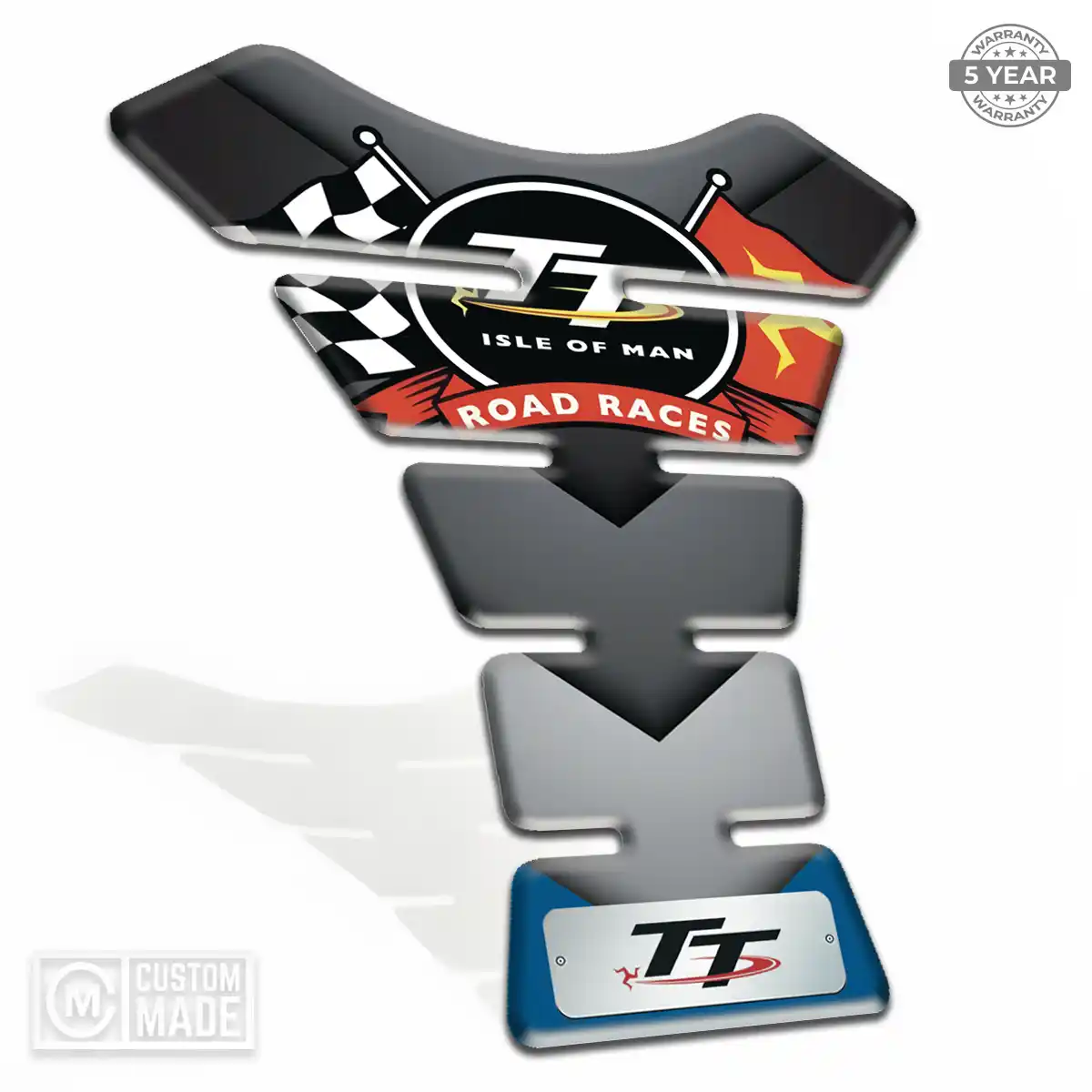 Isle of MAN Motorbike Tank Pad Refined Design