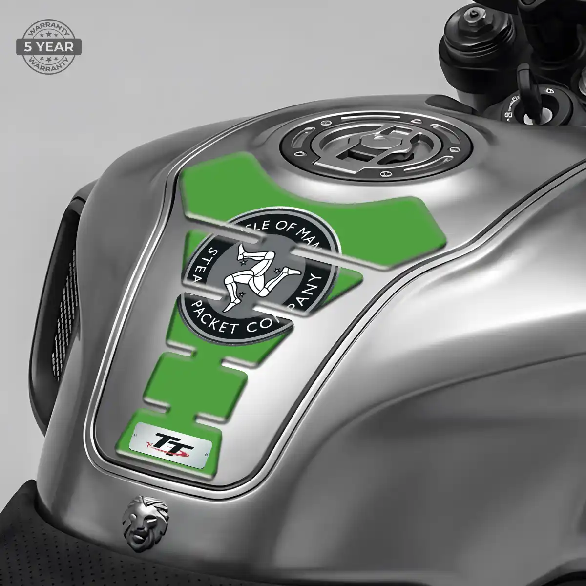 Isle of MAN Motorcycle Tank Decal Elite Finish