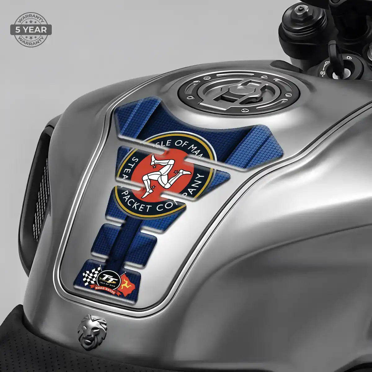 Isle of MAN Motorcycle Tank Decal Prestige Line