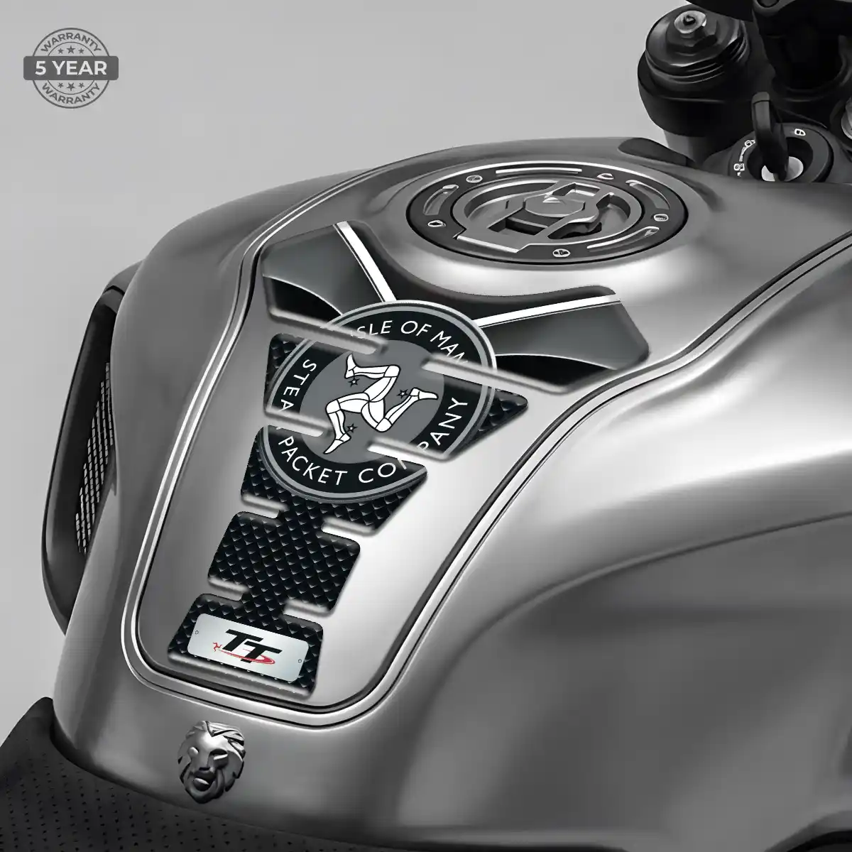 Isle of MAN Motorcycle Tank Decal Sleek Style