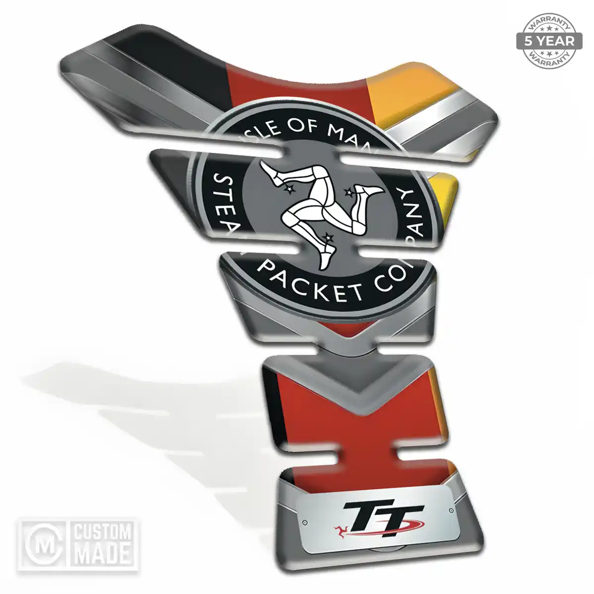 Isle of MAN Motorcycle Tank Decal Superior Craft
