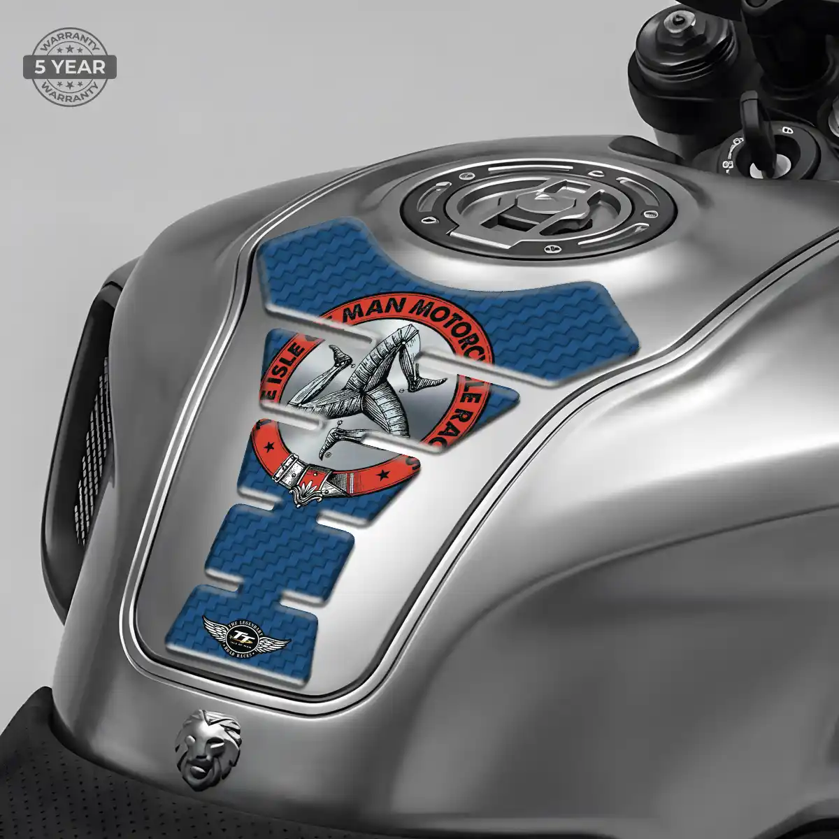 Isle of MAN Motorcycle Tank Pad Refined Design