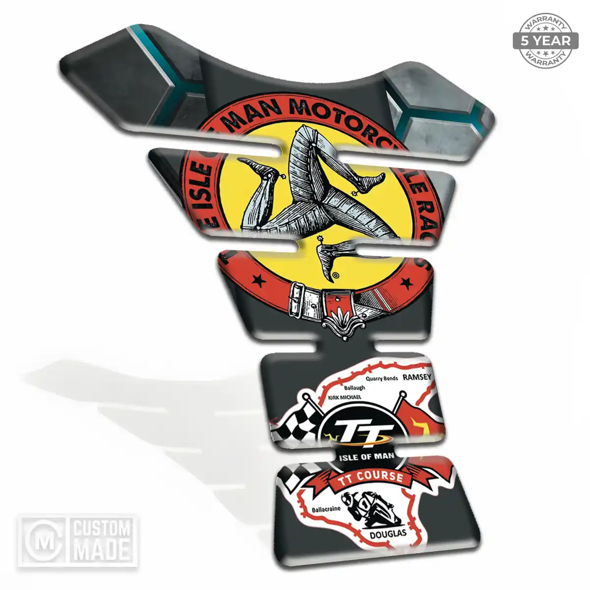 Isle of MAN Motorcycle Tank Pad Signature Grade