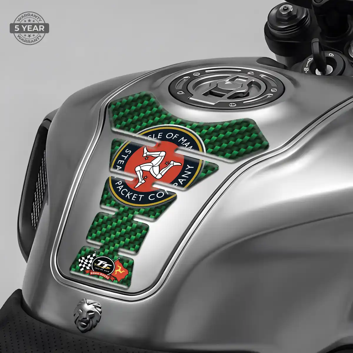 Isle of MAN Motorcycle Tank Protector Elite Finish
