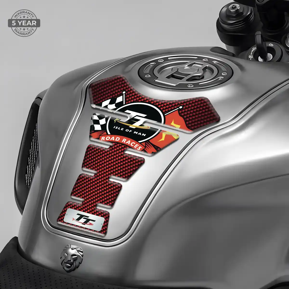Isle of MAN Motorcycle Tank Sticker Prestige Line