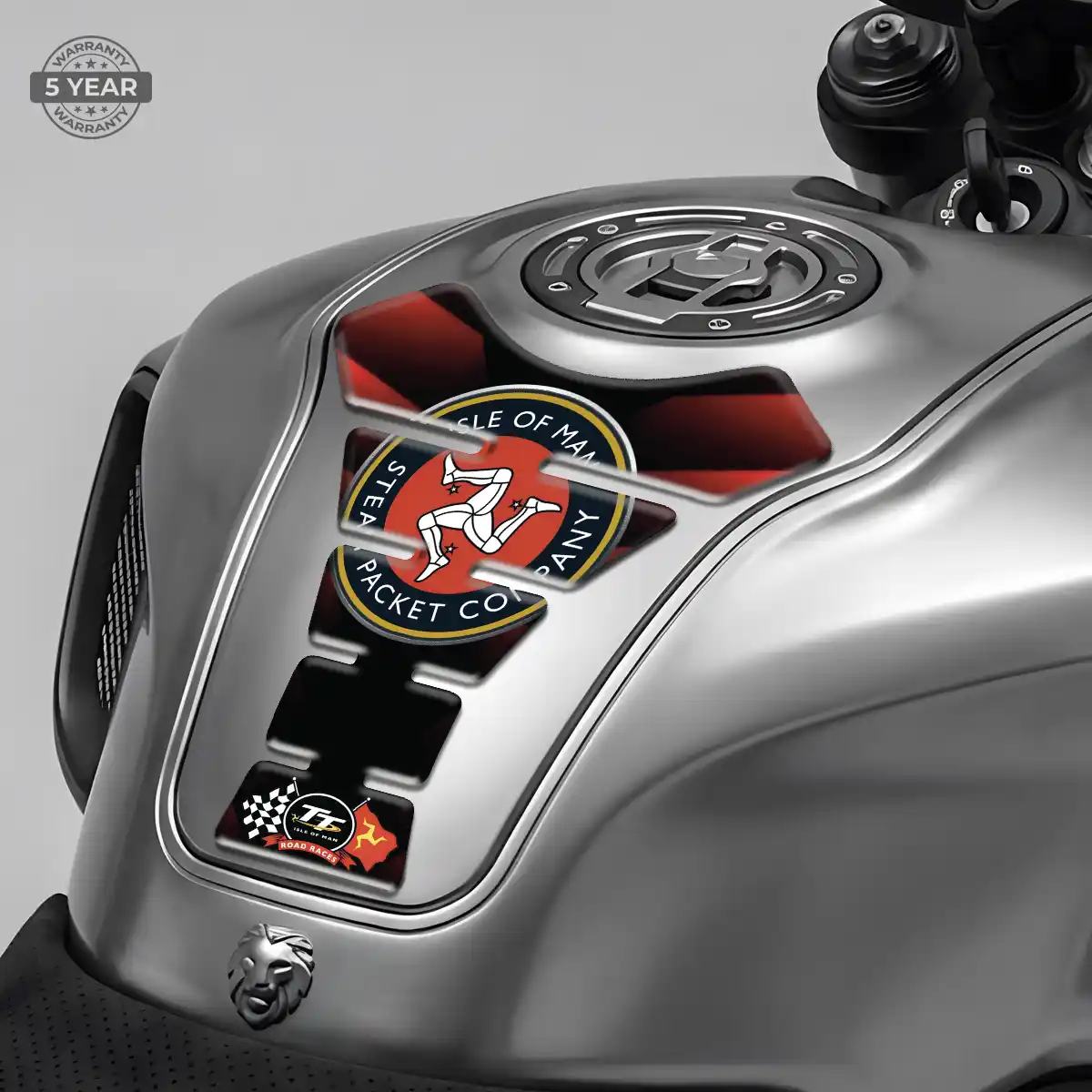 Isle of MAN Motorcycle Tank Sticker Sleek Style