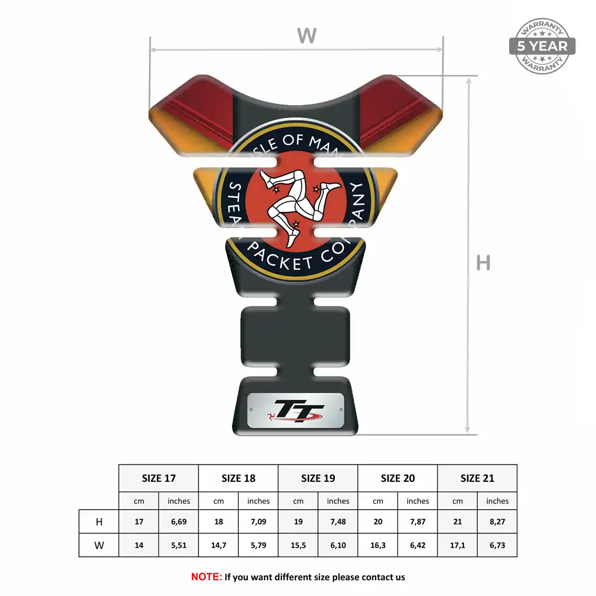 Isle of MAN Resin Tank Pad Exclusive Series
