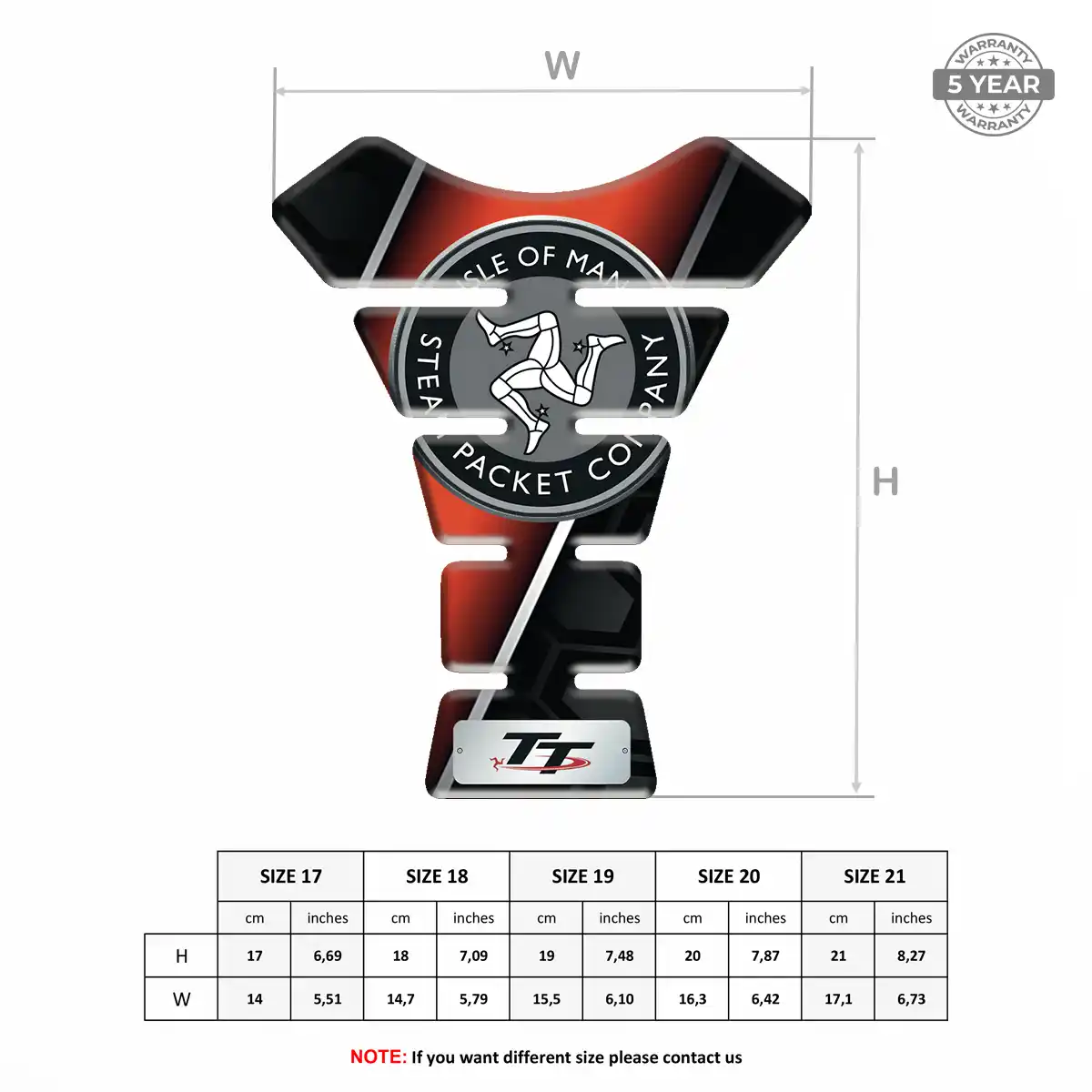 Isle of MAN Tank Decal Exclusive Series