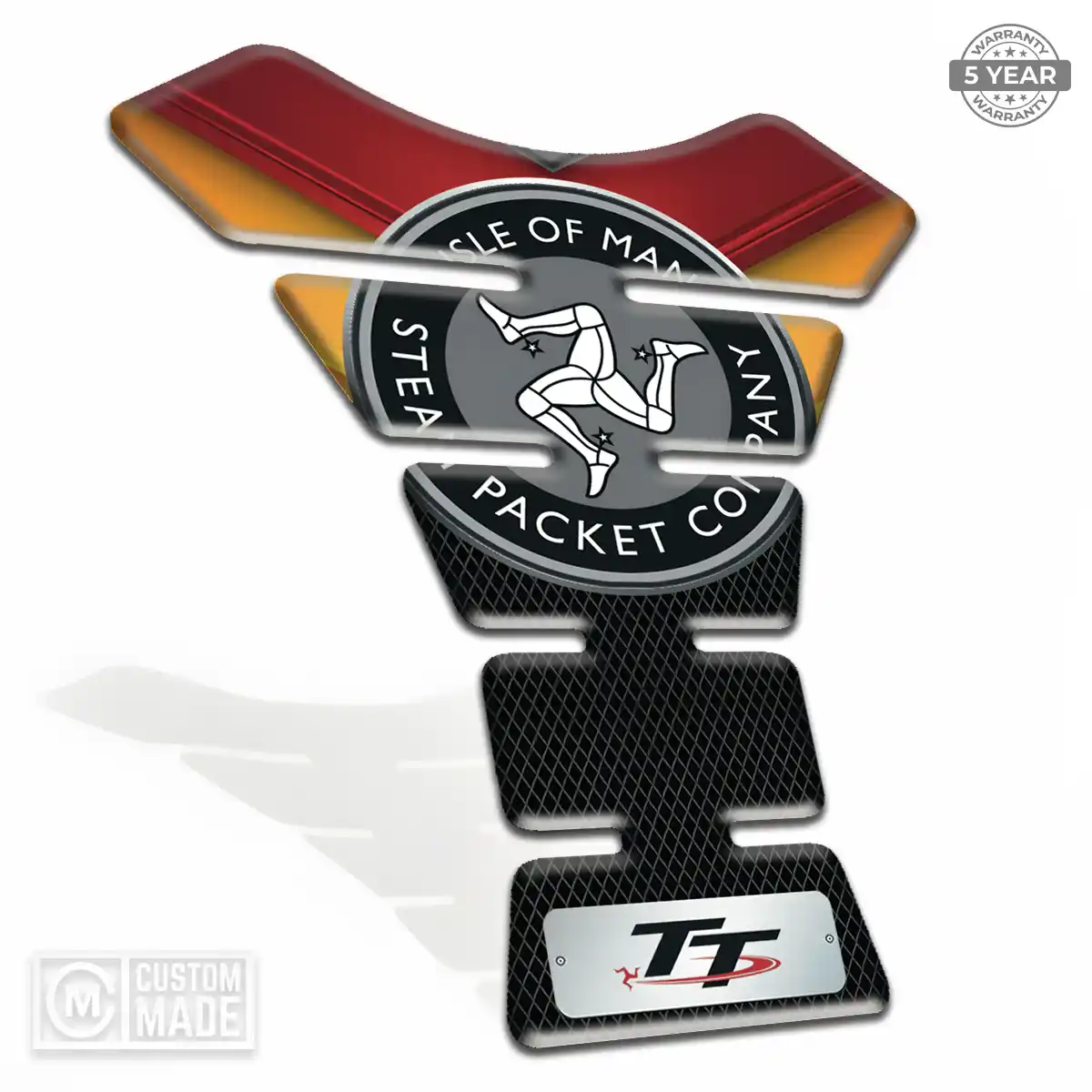 Isle of MAN Tank Fuse Guard Motorcycle Elite Finish