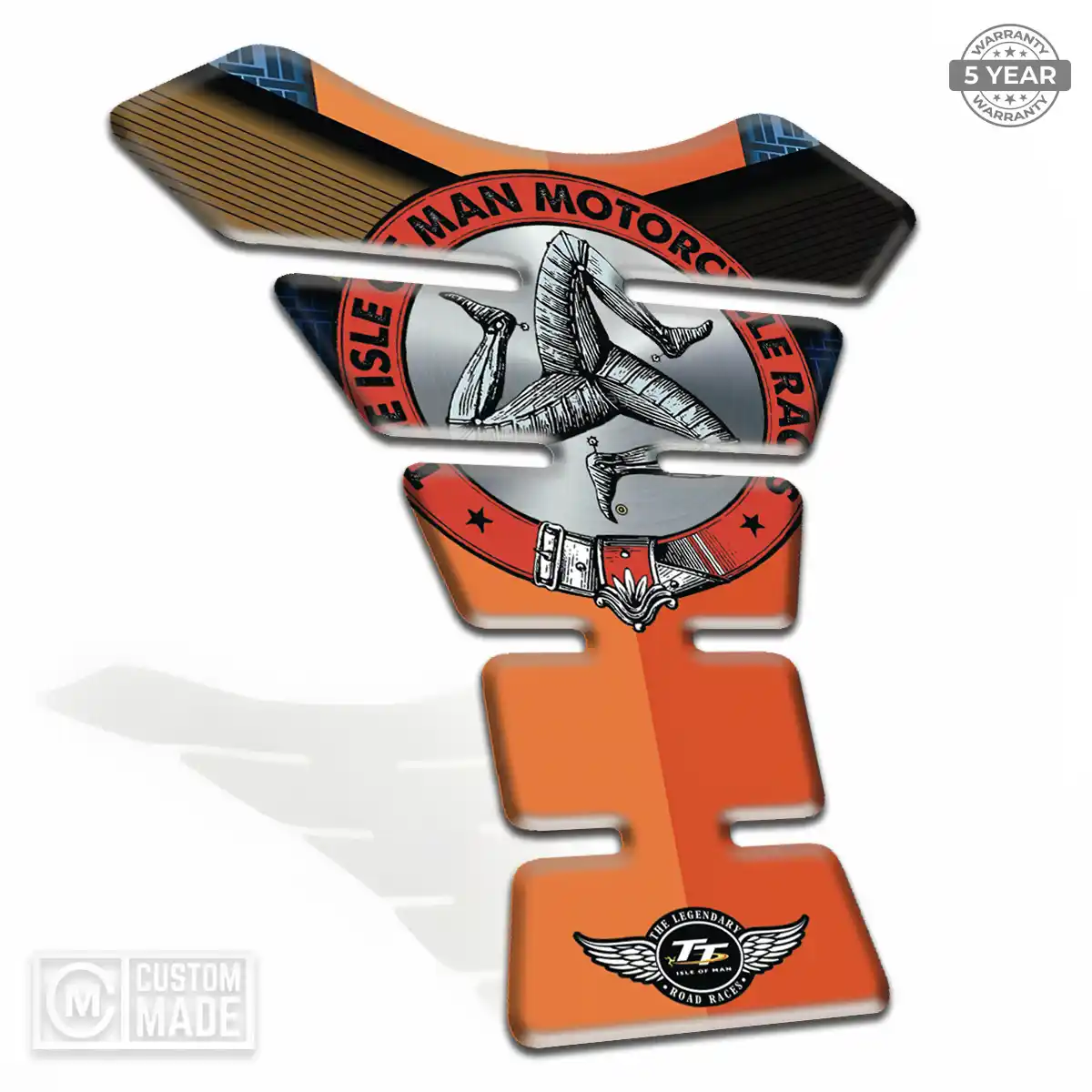 Isle of MAN Tank Fuse Guard Motorcycle Sleek Style