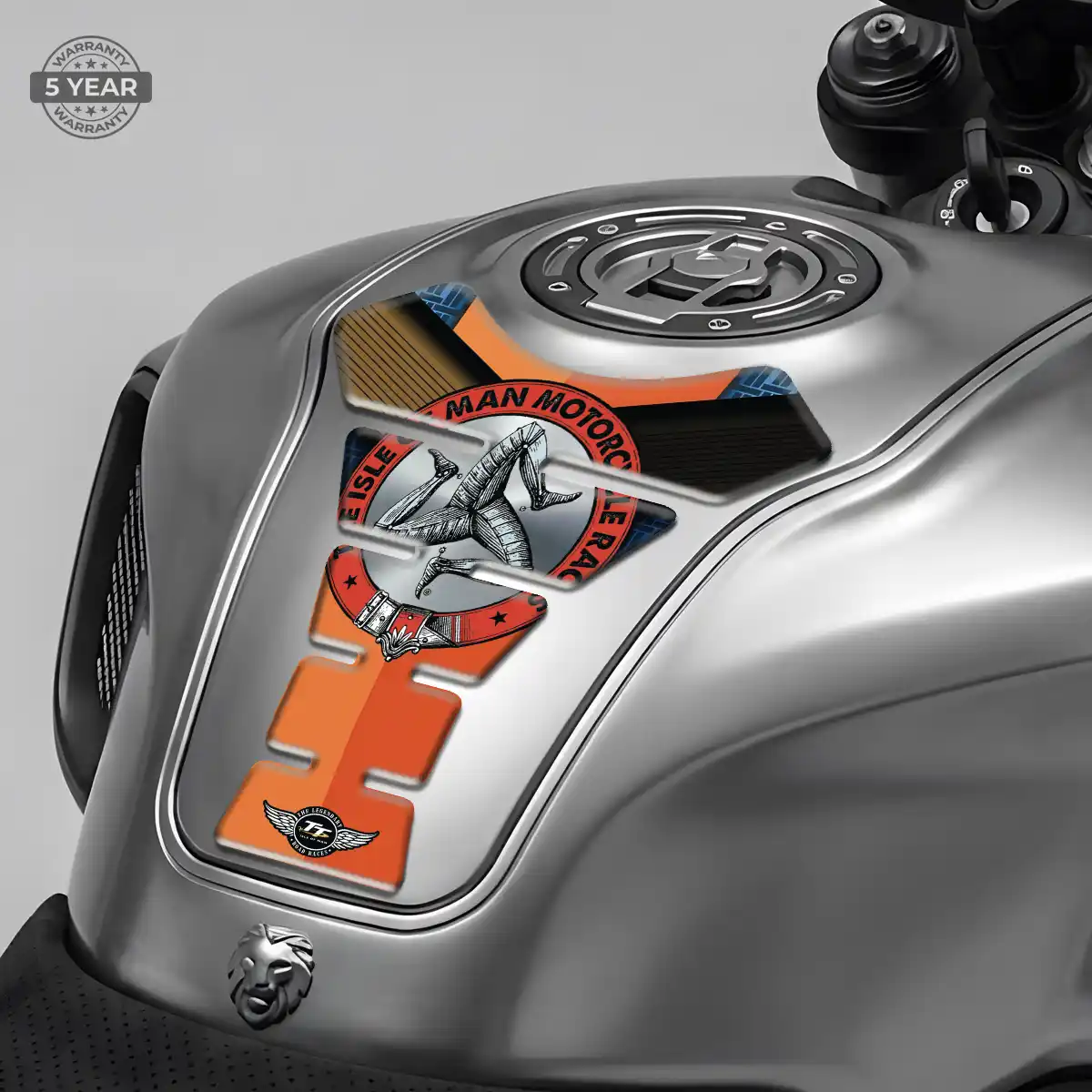 Isle of MAN Tank Fuse Guard Motorcycle Sleek Style