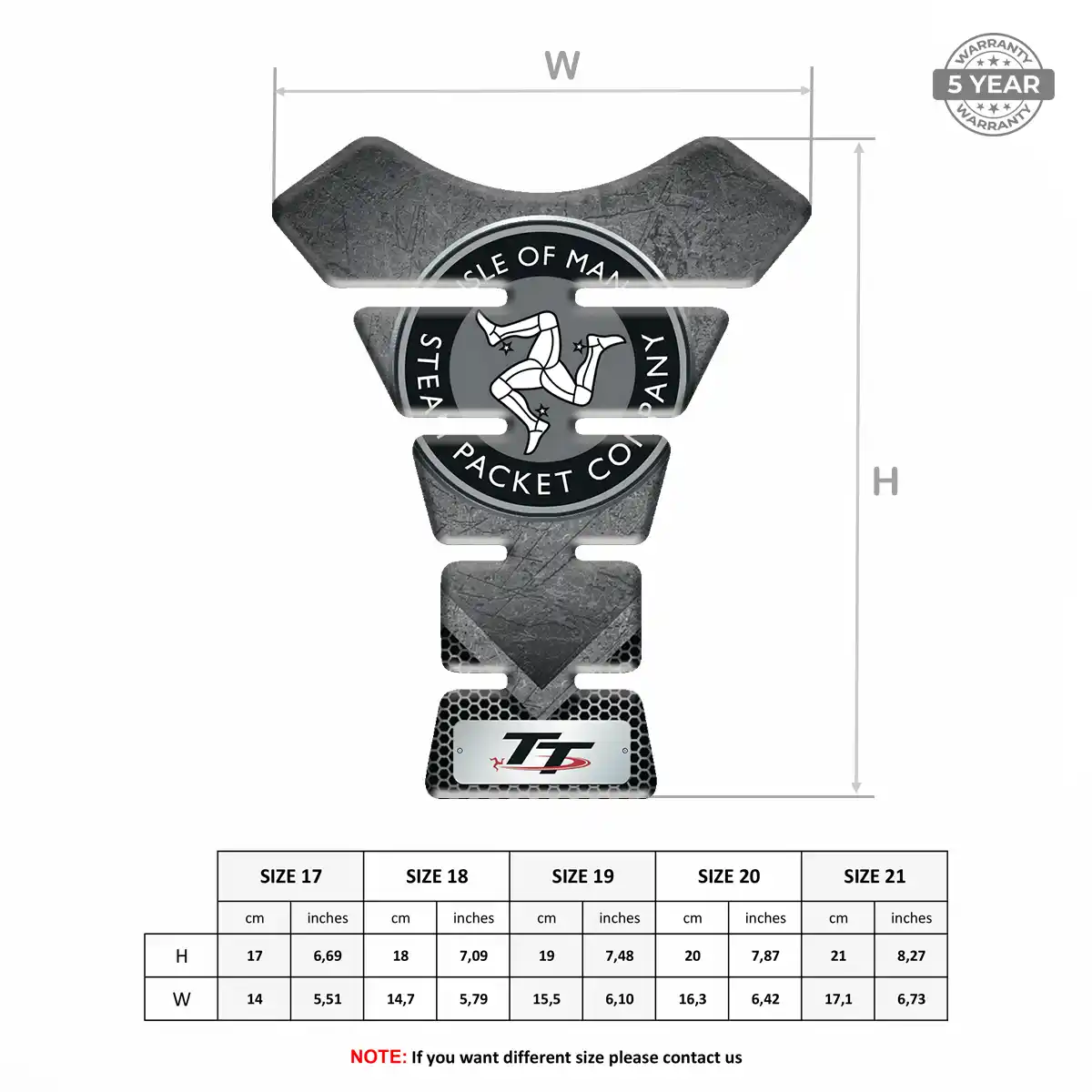 Isle of MAN Tank Fuse Motorcycle Elite Finish