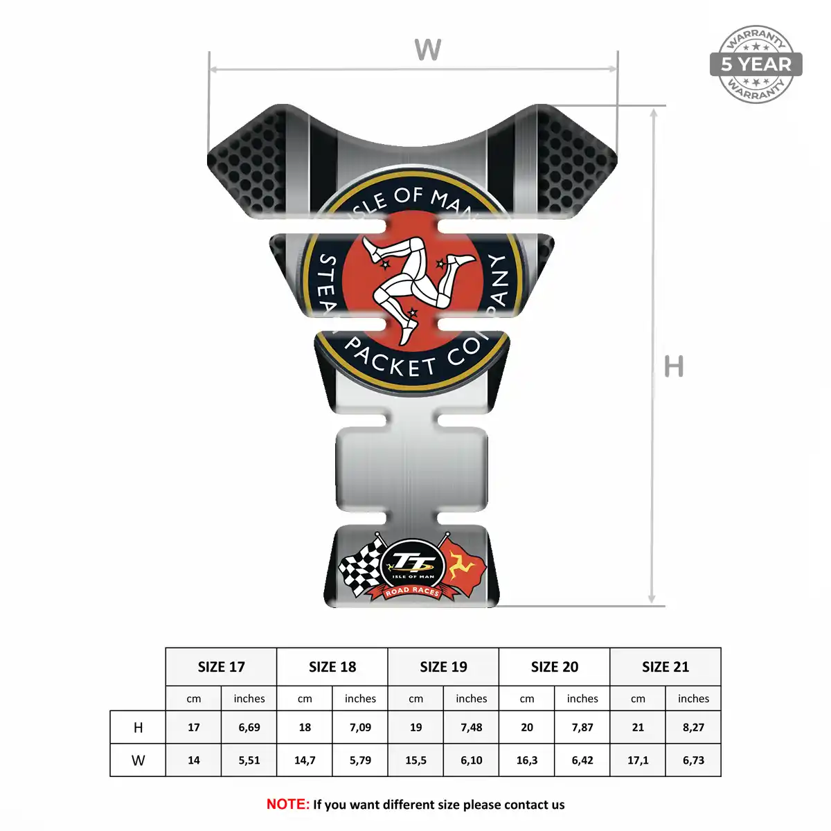 Isle of MAN Tank Fuse Motorcycle Signature Grade