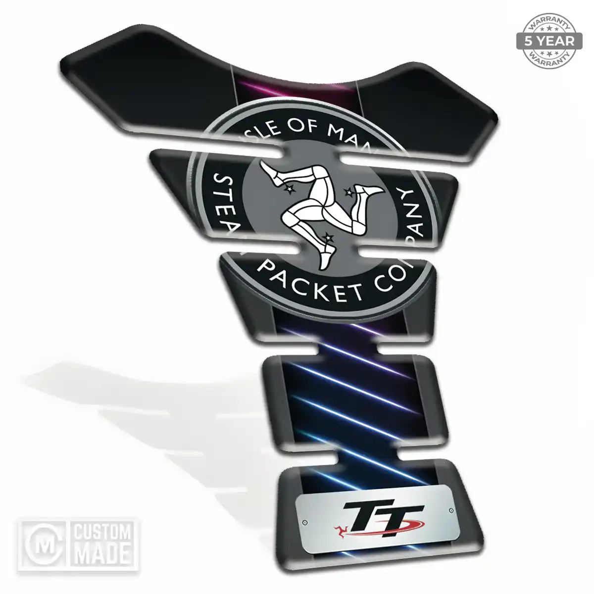 Isle of MAN Tank Fuse Pad Motorcycle Sleek Style