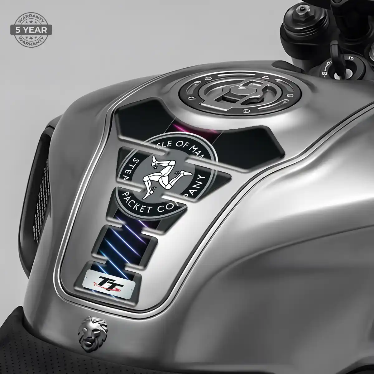 Isle of MAN Tank Fuse Pad Motorcycle Sleek Style