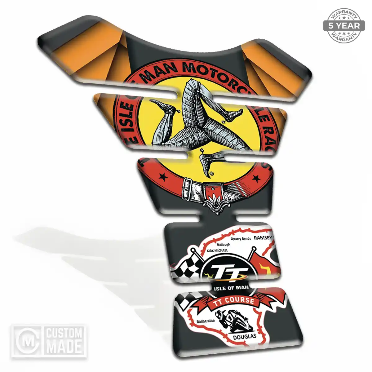 Isle of MAN Tank Fuse Pad Motorcycle Superior Craft