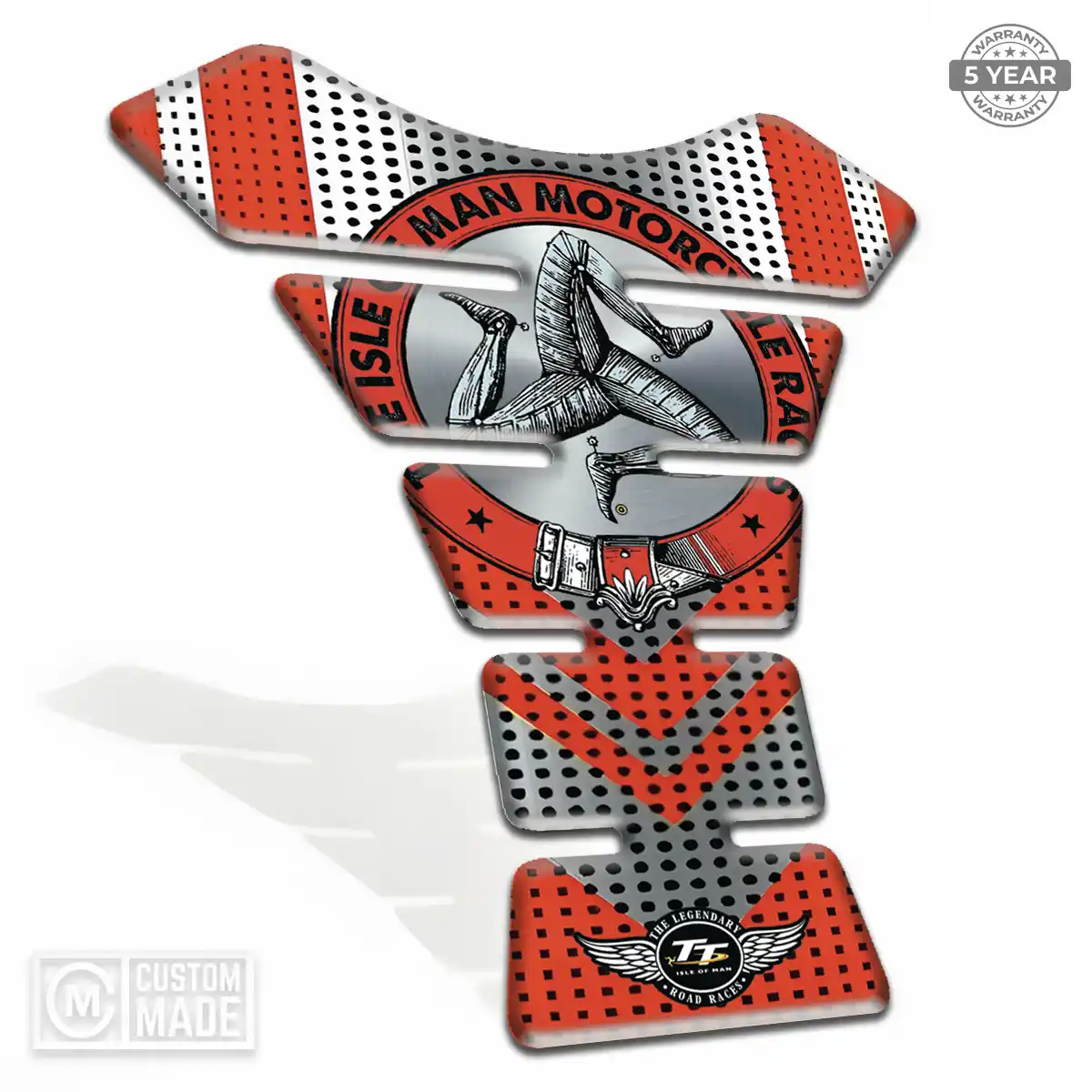 Isle of MAN Tank Fuse Pads Motorbike Sleek Style