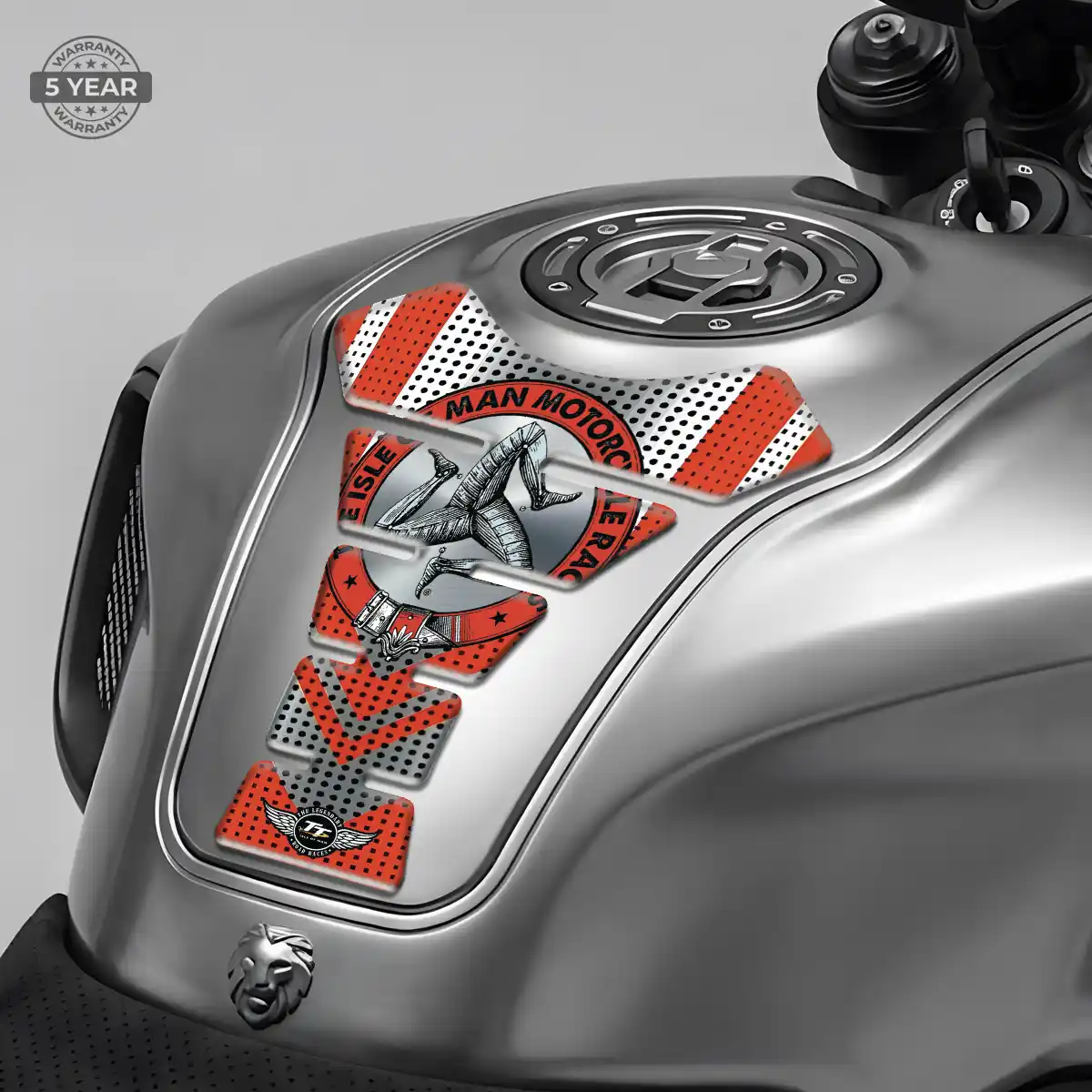 Isle of MAN Tank Fuse Pads Motorbike Sleek Style