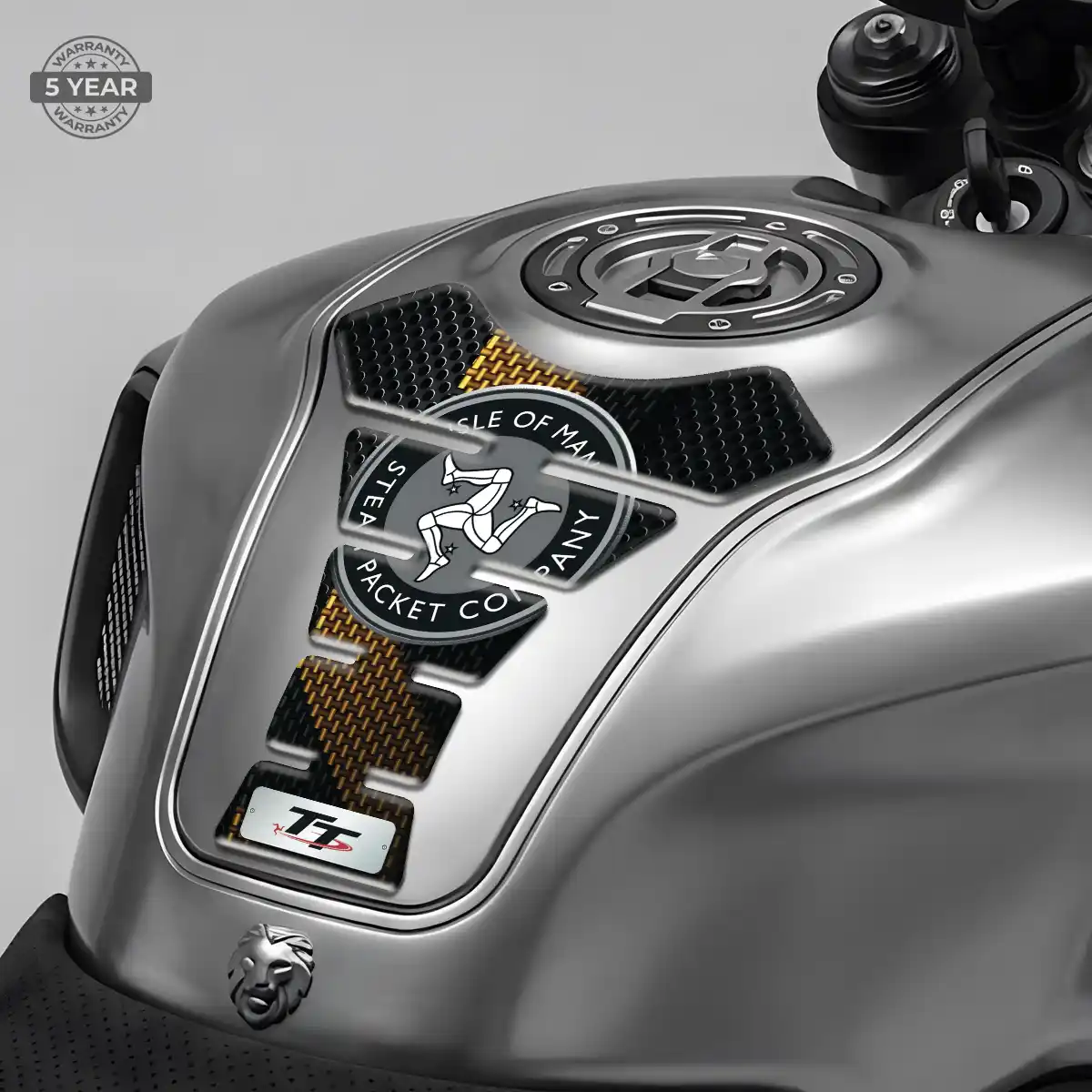 Isle of MAN Tank Fuse Pads Motorcycle Sleek Style