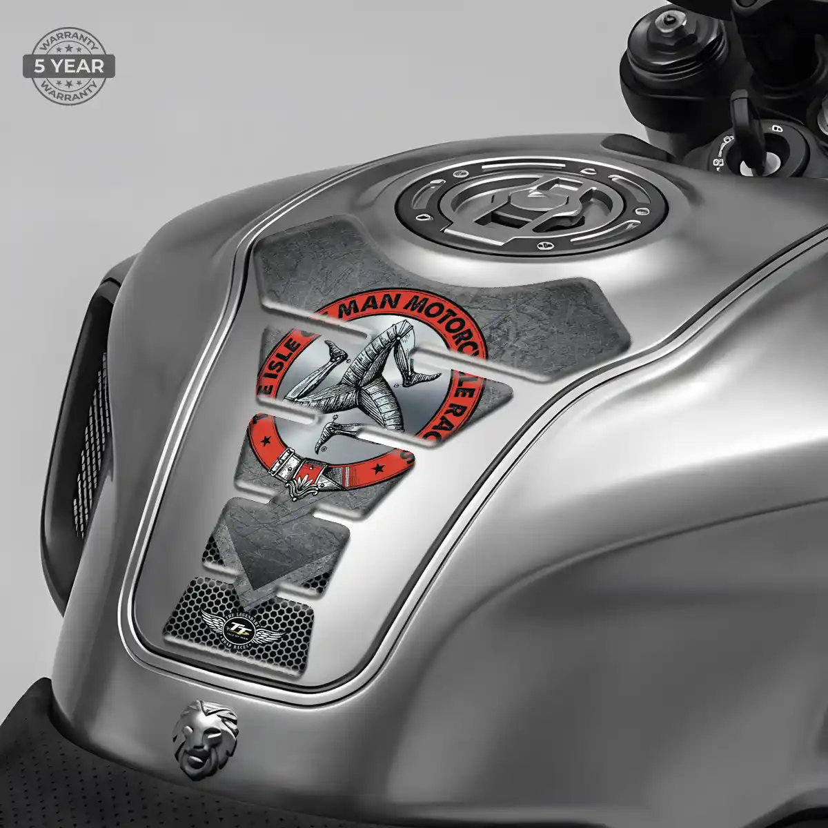 Isle of MAN Tank Fuse Protector Motorbike Elite Finish