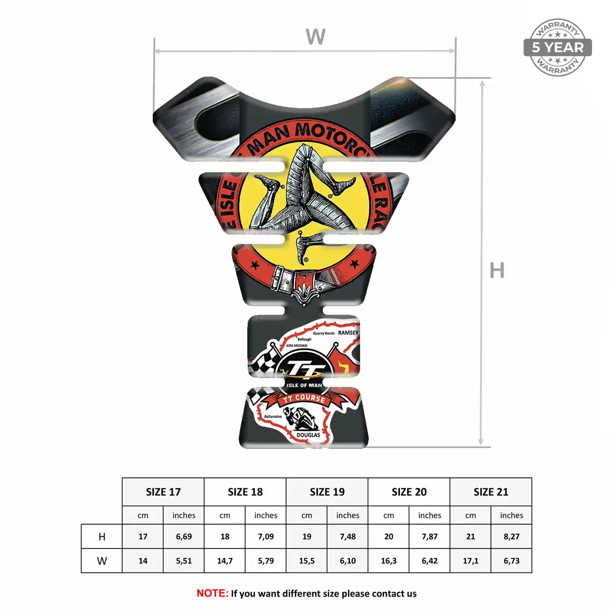 Isle of MAN Tank Grip Pad Signature Grade