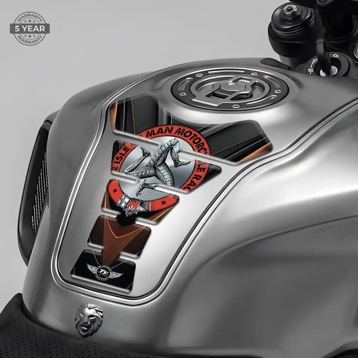 Isle of MAN Tank Guard Fuse Motorbike Refined Design
