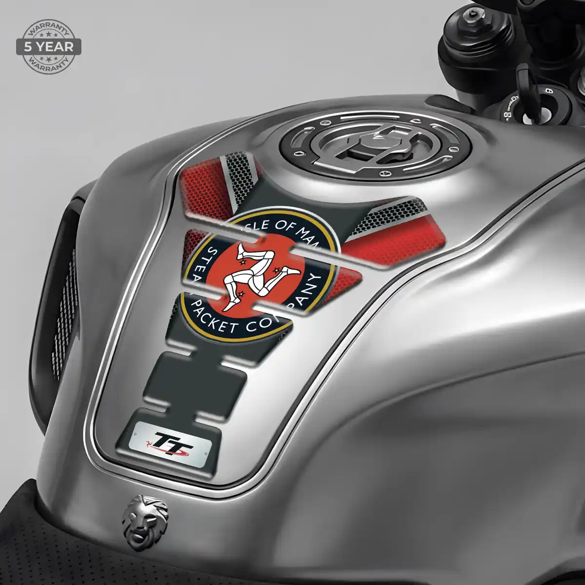 Isle of MAN Tank Guard Fuse Motorcycle Elite Finish