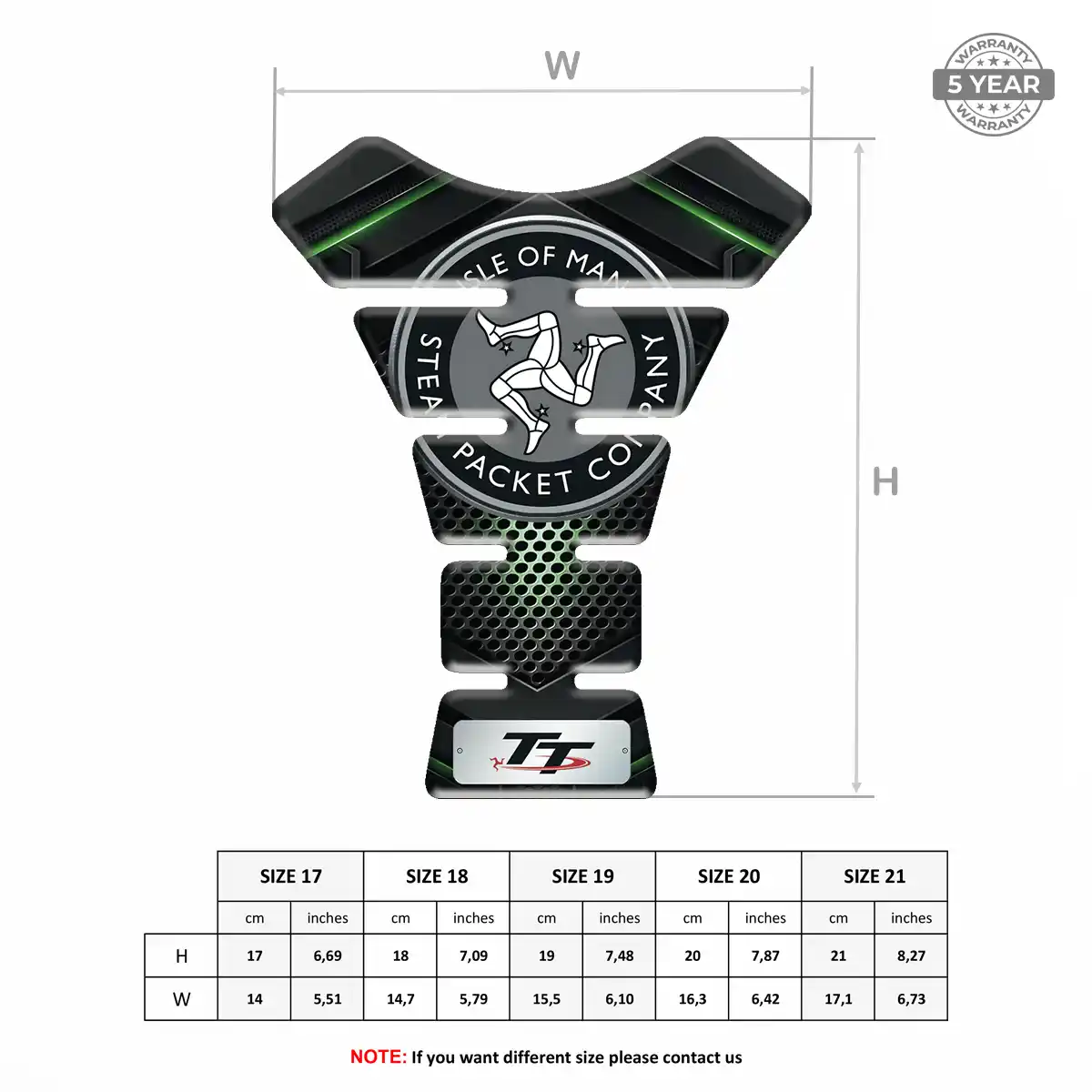 Isle of MAN Tank Guard Fuse Motorcycle Exclusive Series
