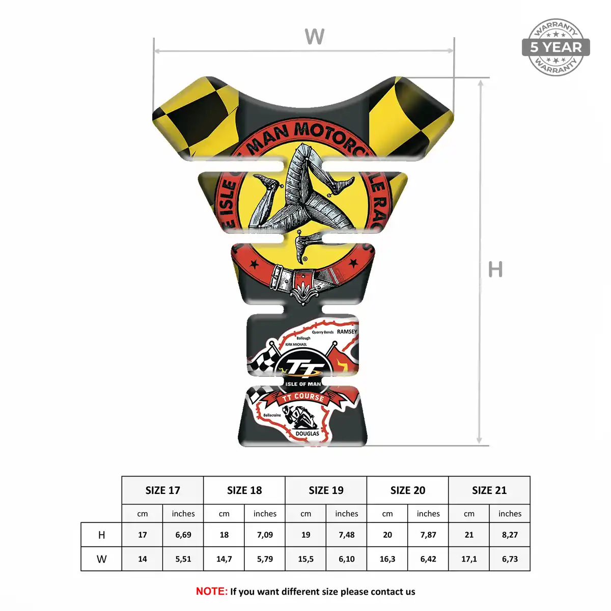 Isle of MAN Tank Guard Motorcycle Exclusive Series
