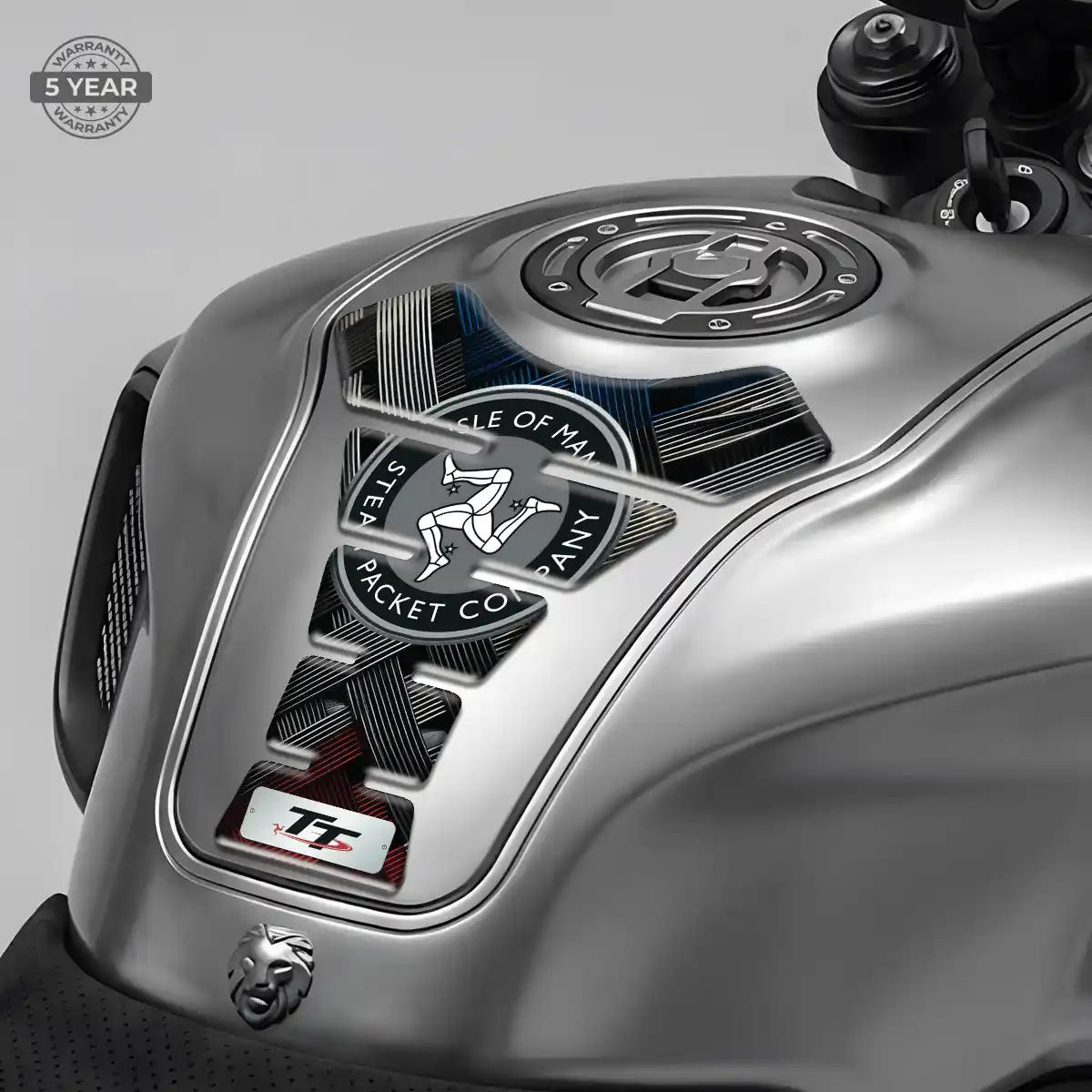 Isle of MAN Tank Guard Motorcycle Refined Design