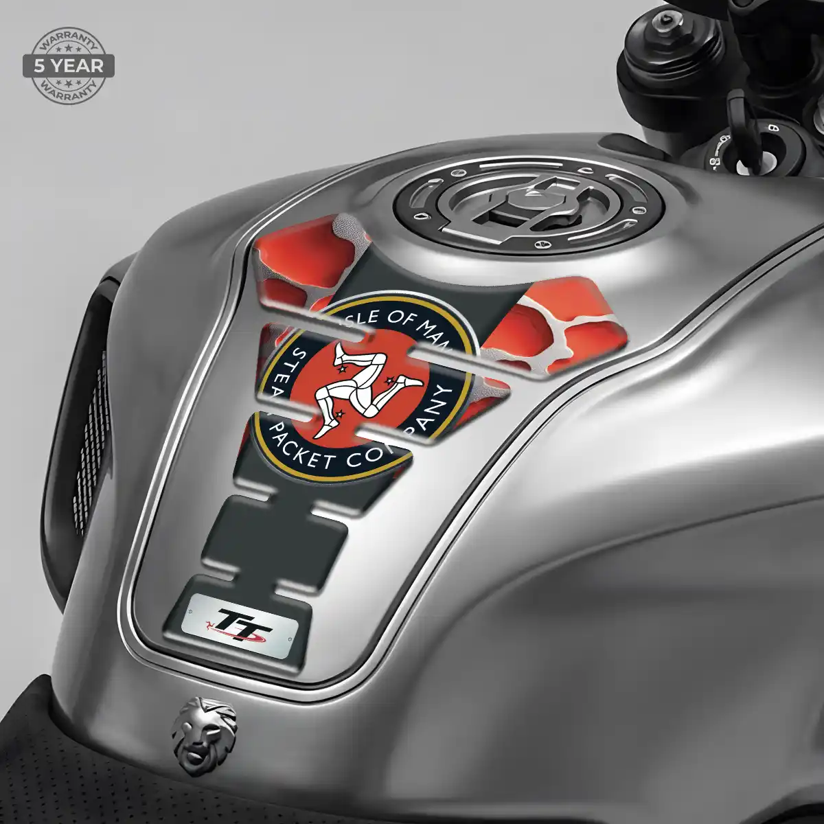 Isle of MAN Tank Guard Motorcycle Sleek Style