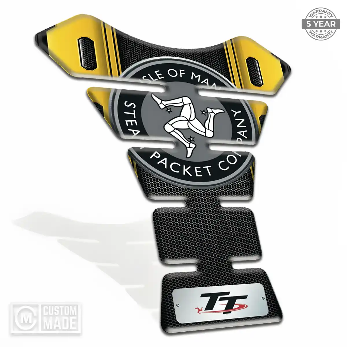 Isle of MAN Tank Guard Pad Motorcycle Signature Grade
